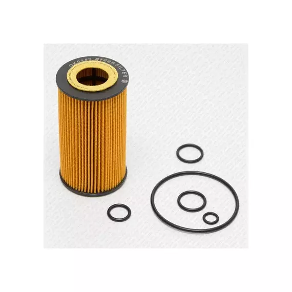 Фильтр масляный [Картридж] MERCEDES W204/W202/W203 97->/Sprinter 06-> GREEN FILTER OK0143