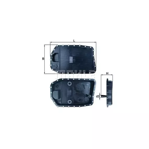 Фильтр АКПП BMW: 1-serie (E81/E82/E87/E88) 116-135i/D/M 05-13, 3-serie (E90/E91/E92/E93) 316-335i/xi/D 04-13, 5-serie (E60/E61) 520-540i/D 03-10 (АКПП - 6HP19/21)