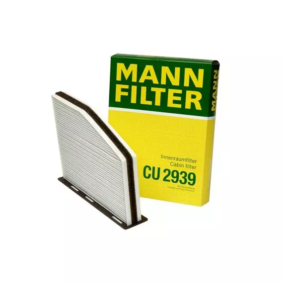 MANN CU 2939 Фильтр салона. VOLKSWAGEN: Tiguan Golf Jetta Passat, AUDI: A3 Q3 TT, SEAT: Alhambra Altea Leon Toledo, SKODA: Octavia Superb Yeti