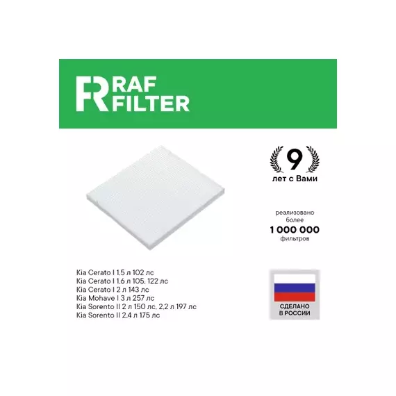 Фильтр салона RAF Filter RST001KIY