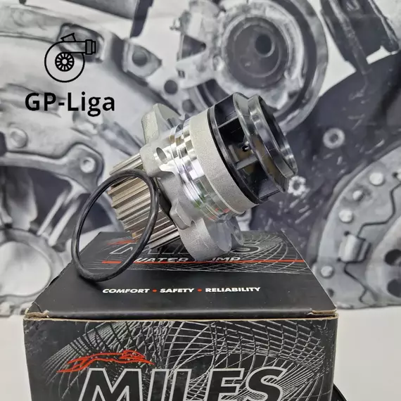 Насос водяной для VAG 2.0/2.0TFSI 04> Miles AN21110 A1 12-/A4 04-08/A6 05-11/TT 06-14/OCTAVIA RS/GOLF V/VI/PASSAT VI