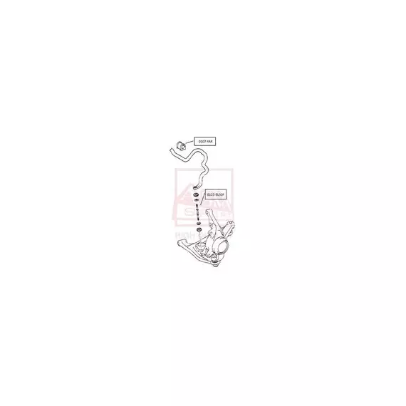 ВТУЛКА ПЕРЕДНЕГО СТАБИЛИЗАТОРА D25 TOYOTA TOYOTA VITZ NCP10 SCP10 1999 2005