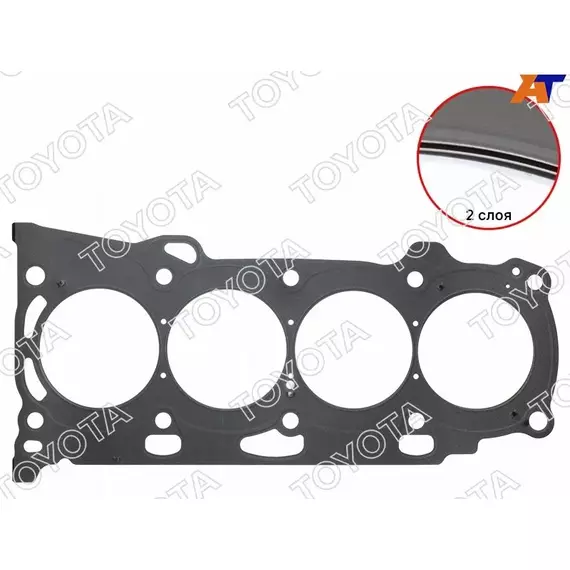 Прокладка головки блока TOYOTA IPSUM,CAMRY,HARRIER 2AZFE 05-