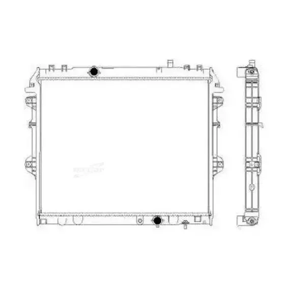 Радиатор TOYOTA HILUX 04- Sakura 34611055 - Sakura арт. 34611055