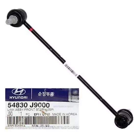 Стойка стабилизатора переднего для Hyundai Veloster 2018-2020, Kia Seltos 2019-2023, Soul 2018-2022 / арт. 54830J9000 / бренд MOBIS