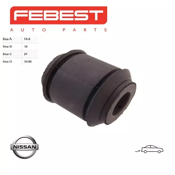 Сайлентблок задней поперечной тяги FEBEST NAB030 для а/м Nissan