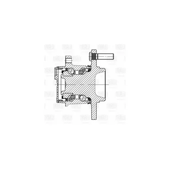 Ступица для а/м Mazda 3 (03-)/3 (08-) (задн. в сборе с подшип.) TRIALLI MR 2585