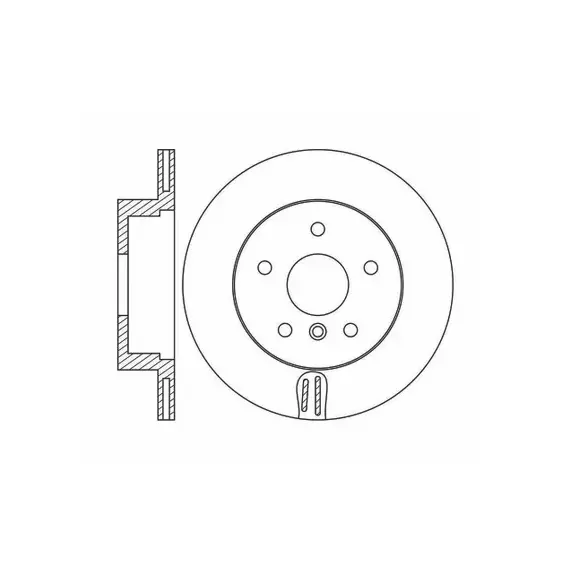 Диск тормозной задний BMW 5:F07/F10/F11 7:F02/F04 NIBK RN1761