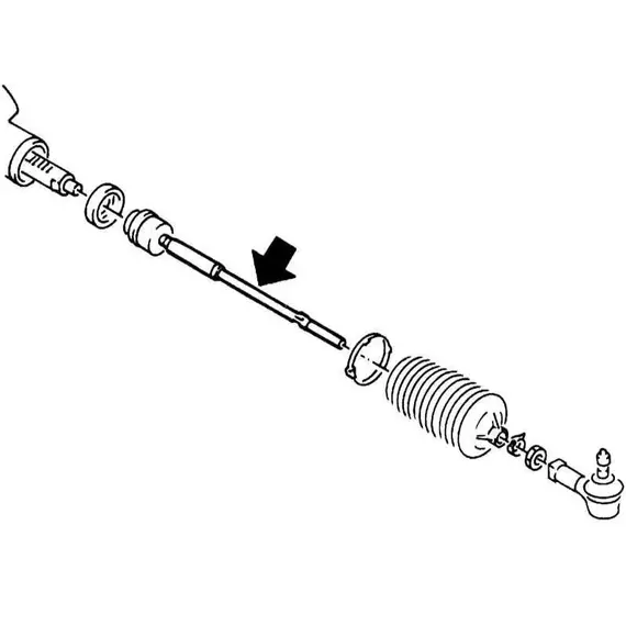 Тяга рулевая BMW: 1 F20/F21 10-, 3 F30/F31 12- - CTR арт. CR0002