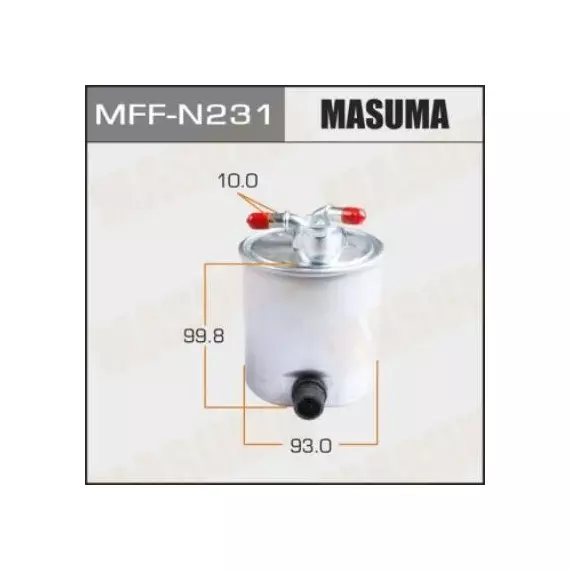 Фильтр топливный Nissan Qashqai (J10) 07-13, Murano 08- (M9R, YD25DDTI) Masuma