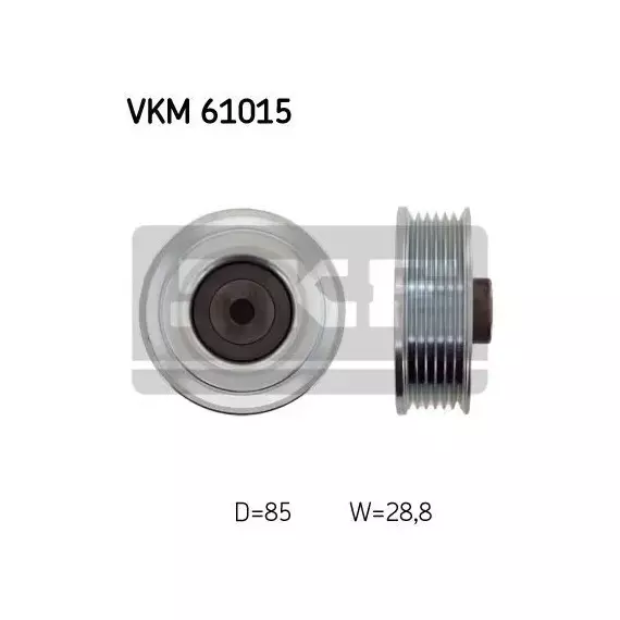 Ролик обводной приводного ремня SKF VKM 61015 - SKF арт. VKM 61015
