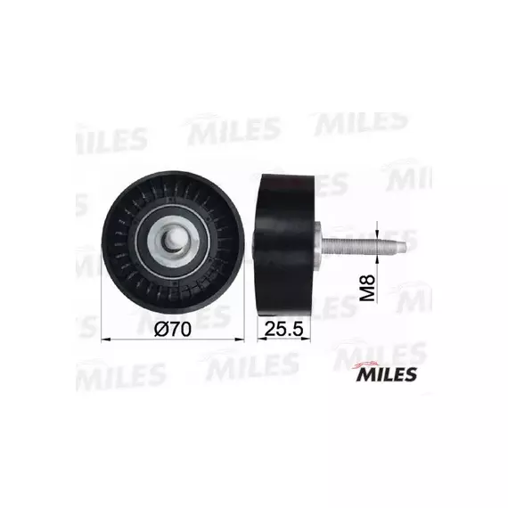 Ролик ремня приводного FORD MONDEO 00- обводной (INA 532065210) AG03026