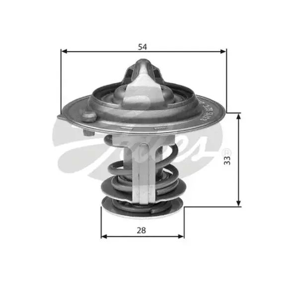 Термостат GATES TH29882G1 /741210438/ Hyundai Coupe/Lantra/Elantra/Matrix 1.6-2.0/16V 95-