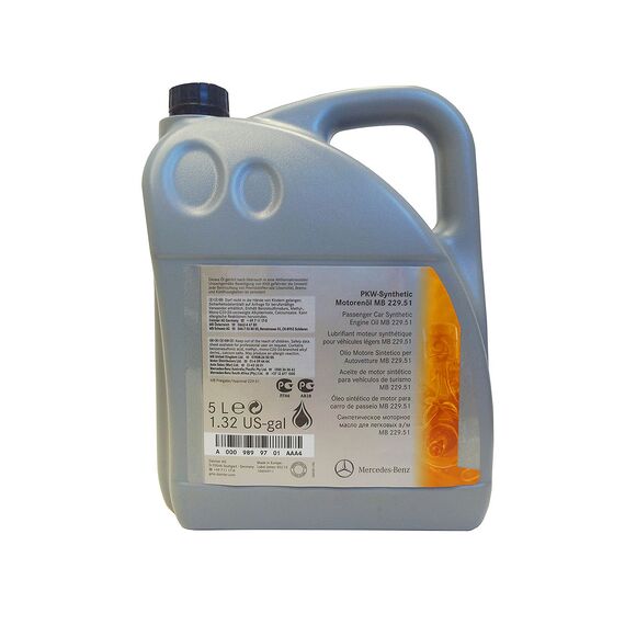 Масло моторное MERCEDES 5W-30 MB 229.51 (5 л.)
