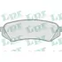 Колодки тормозные задние TOYOTA Land Cruiser 90 100 04 96- 116,2X44X15,2mm