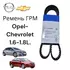 Ремень ГРМ CHEVROLET: Aveo T250/255 2006-2010, CRUZE (300/305/308) 2010-2017, ORLANDO (J309) 2011-2017, OPEL: ASTRA H, ASTRA G, ZAFIRA A 1998-2010.
