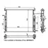 Основной радиатор (двигателя) Nrf 53936 для Mercedes GL-CLASS X164, M-CLASS W164, R-CLASS W251, V251 - NRF арт. 53936