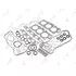 Комплект прокладок двигатель LYNXauto SK-1277 - LYNXauto арт. SK1277