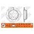 Диск тормозной задний BMW E81/E87/E90/X1(E84) /Vent.D=300mm NIBK RN1306